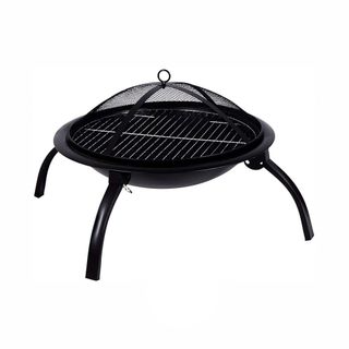 Fire Vida black fire pit with legs