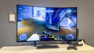 The LG OLED Flex on display at CEDIA 2022