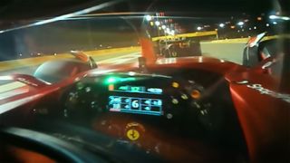Charles Leclerc's helmet cam footage from Bahrain Grand Prix
