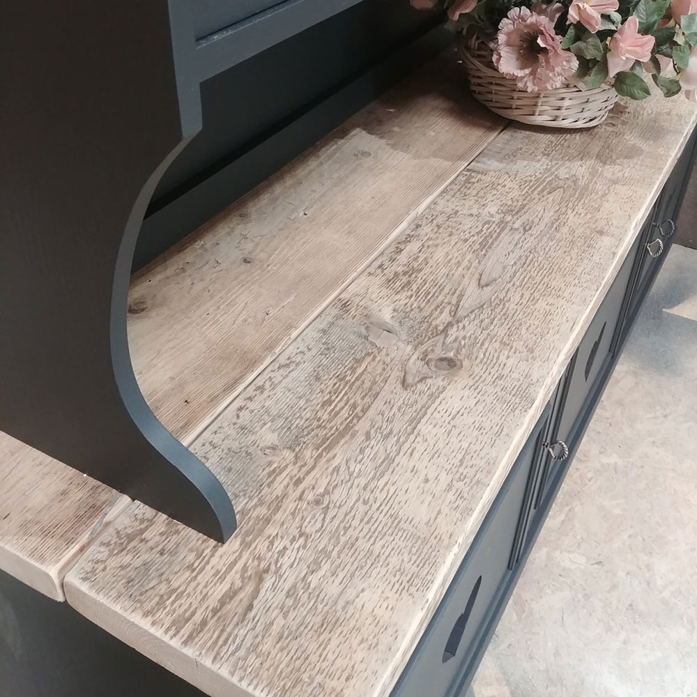 old wooden sideboard