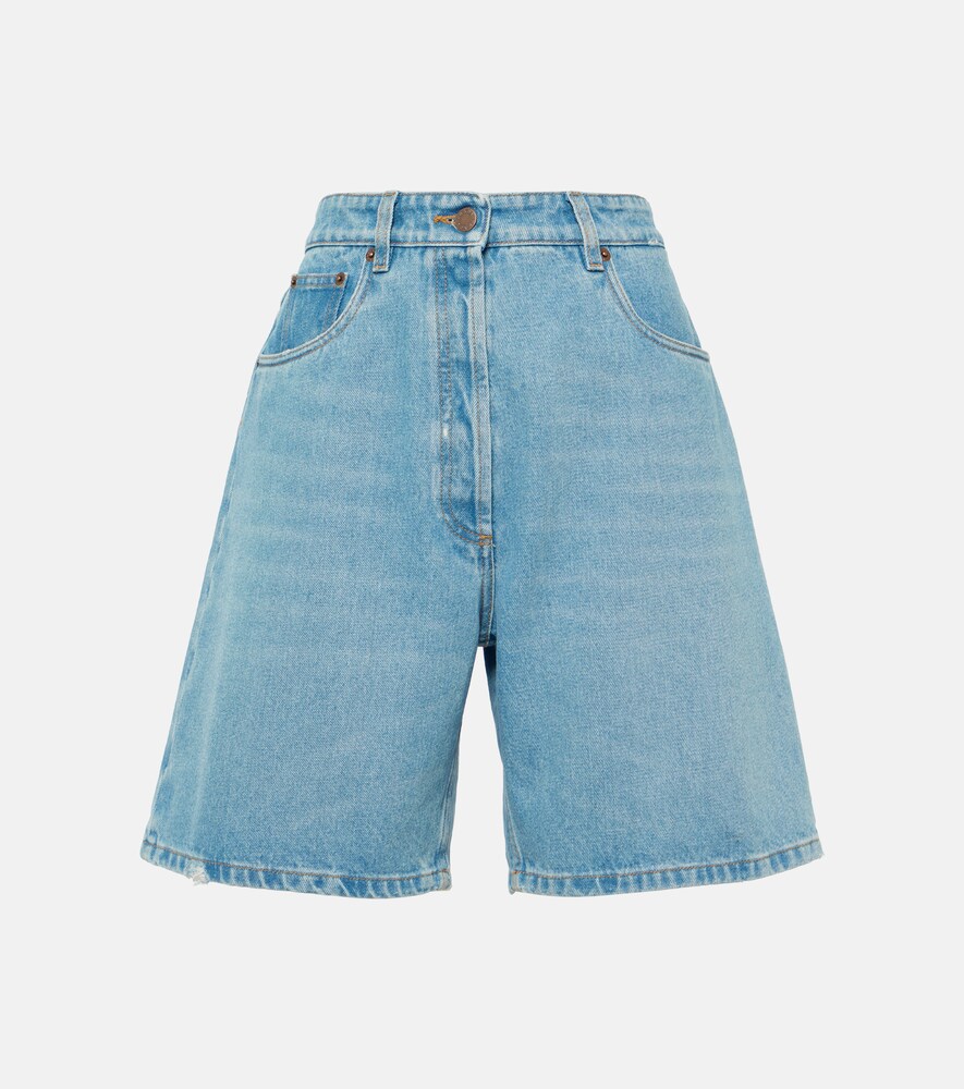Denim Bermuda Shorts