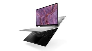 best thin and light laptop Dell XPS 13 2-in-1 (2020) against a white background