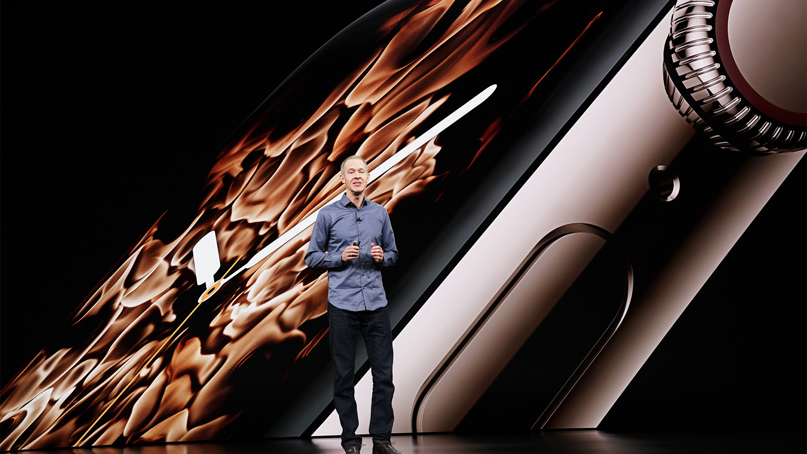 Apple Watch launch event on stage
