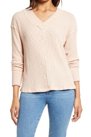 pink crop sweatshirt