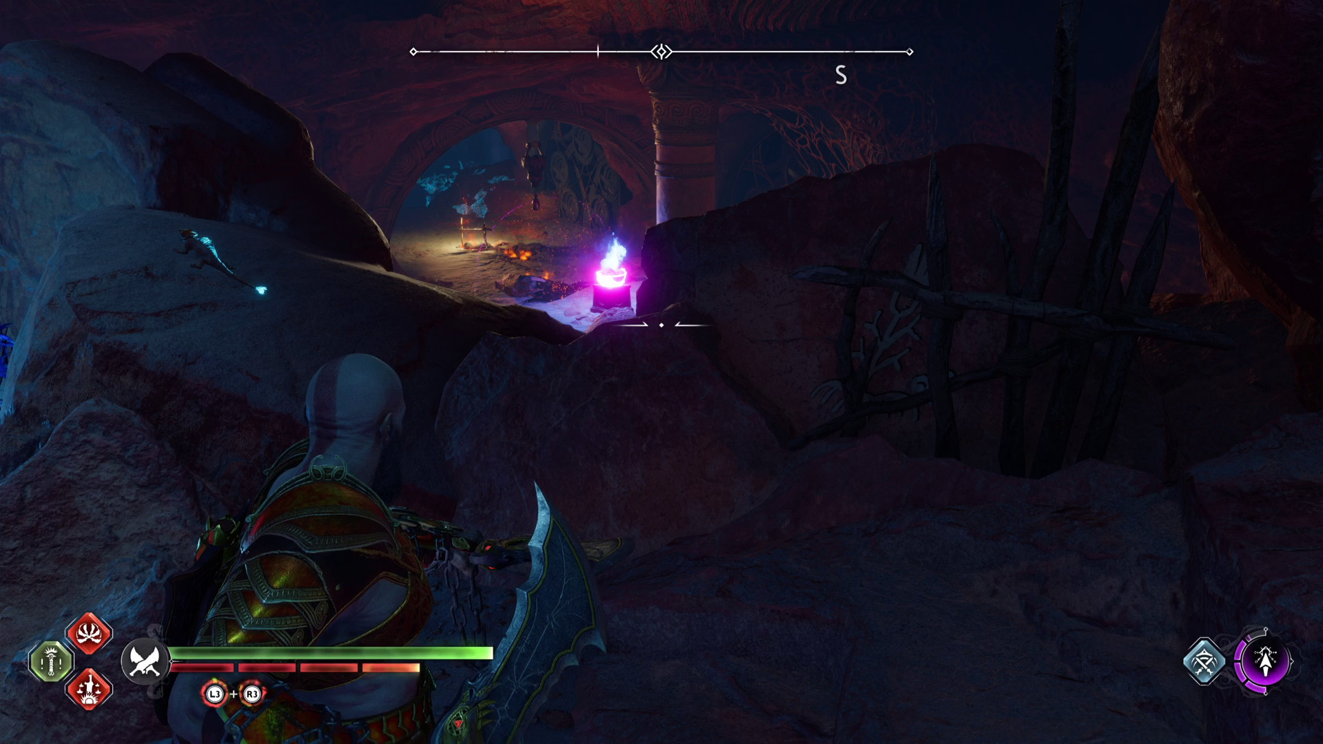 God of War Ragnarok runic Nornir chests in Alfheim
