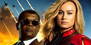 Carol and Nick Fury in Captain Marvel Poster