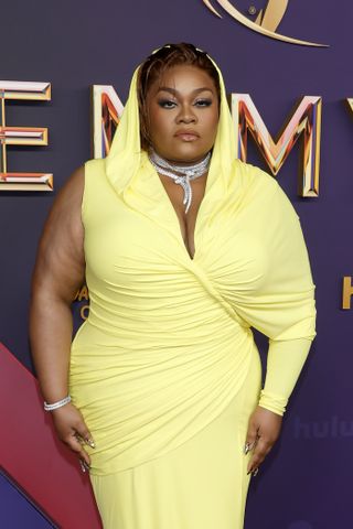 Da Vine Joy Randolph s Neon Yellow 2024 Emmys Red Carpet Dress Confirms She s a Fashion Power Player Marie Claire