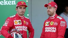 Ferrari drivers Charles Leclerc and Sebastian Vettel