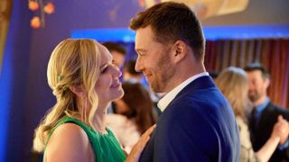 Emilie Ullerup and Peter Mooney dance together in Retreat to You