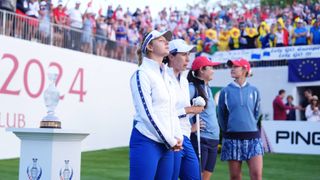 Solheim Cup 2024 1st tee