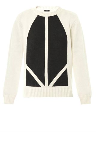 Joseph Graphic-Print Knit Sweater, Was £265, Now £79