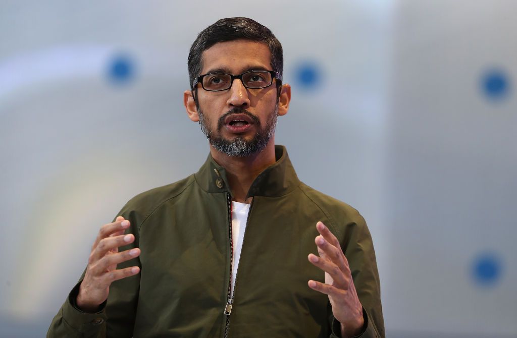 Sundar Pichai.