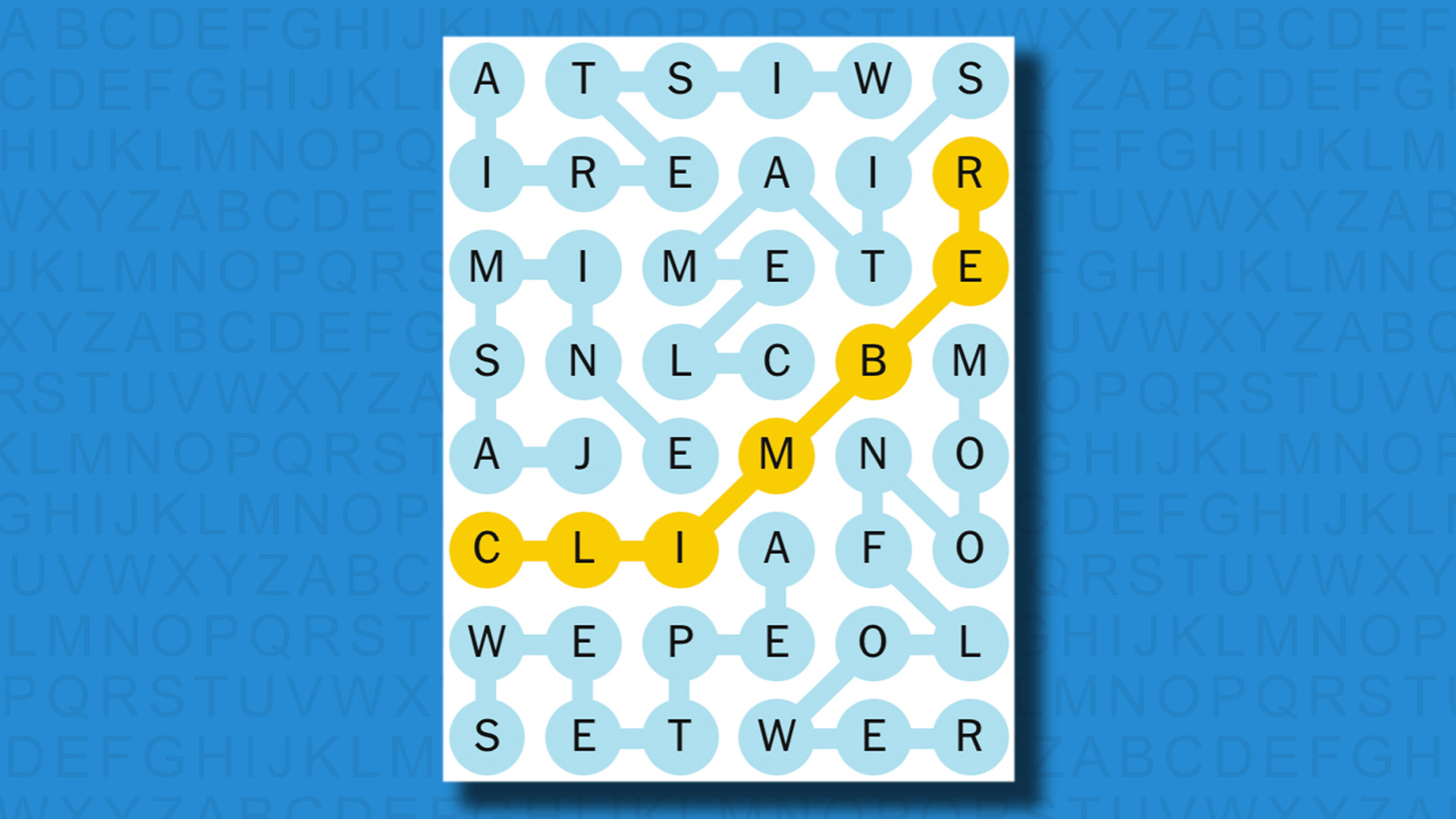 NYT Strands answers for game 484 on a blue background