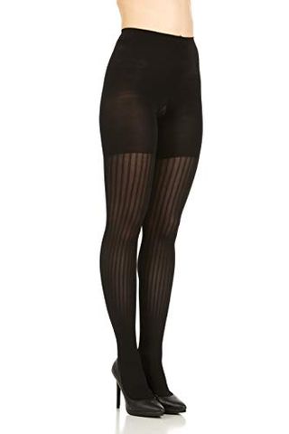 Star Power by Spanx Women's Ribbed Row Shaping Tights