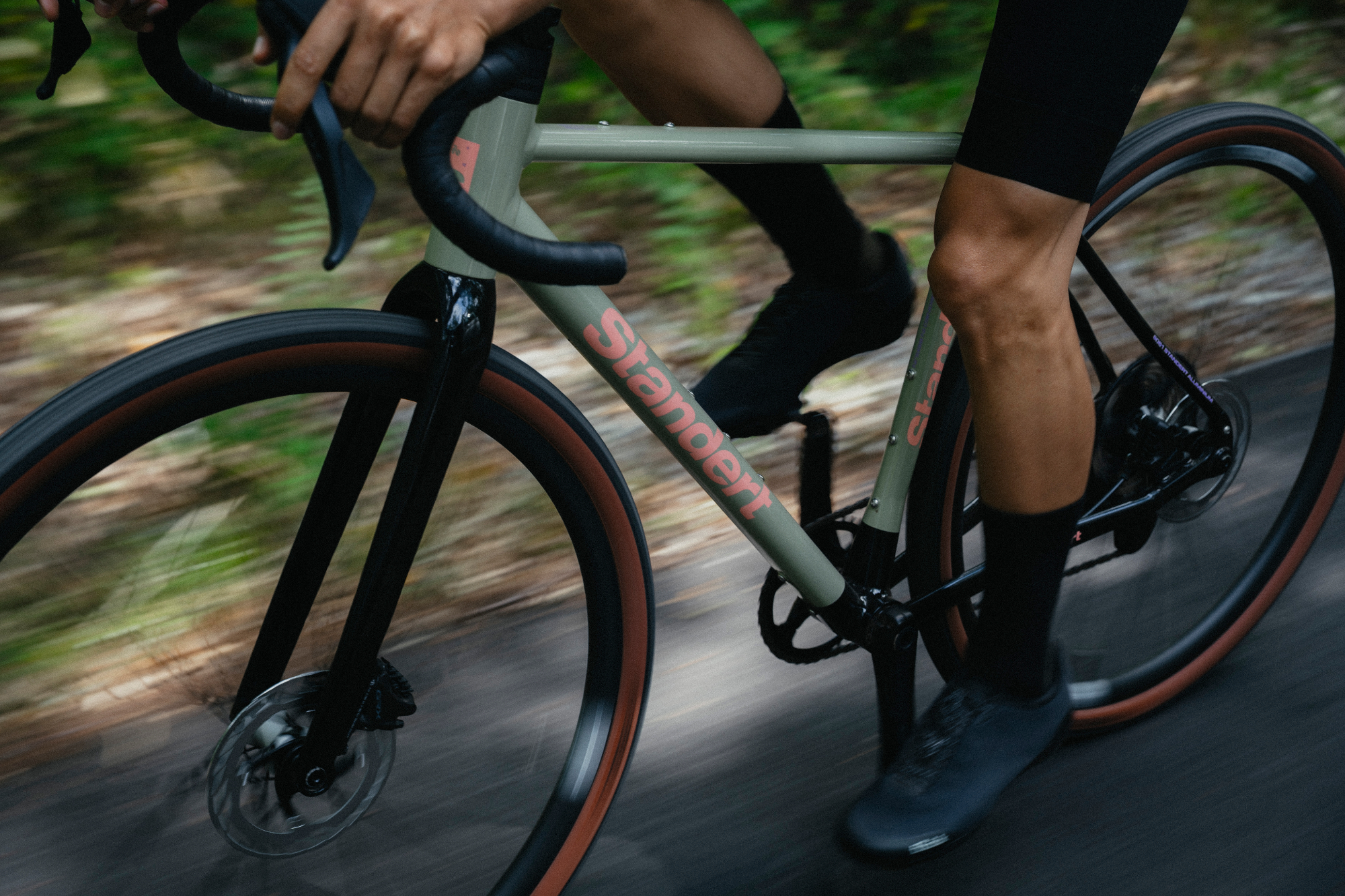Standert Kieswerk gravel bike in action