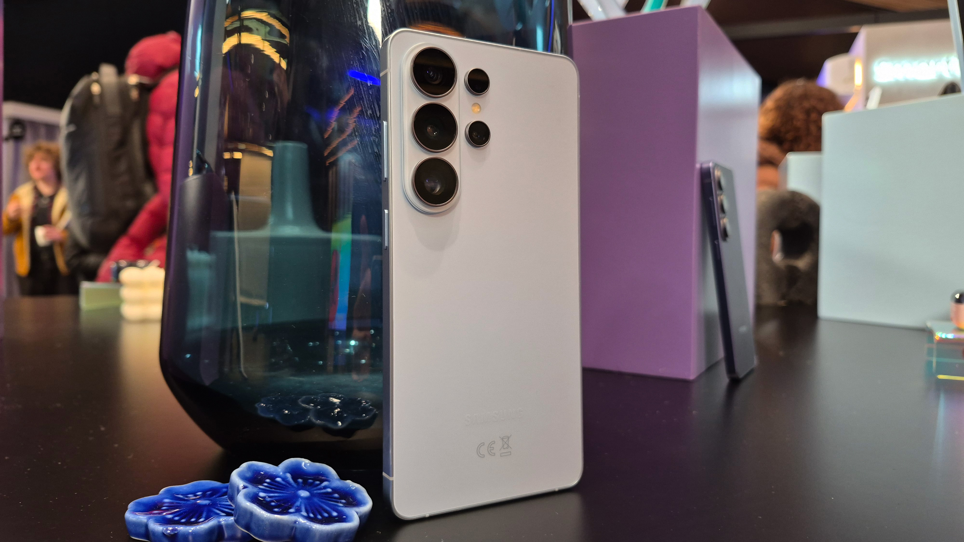 The Samsung Galaxy S26 Ultra on a desk