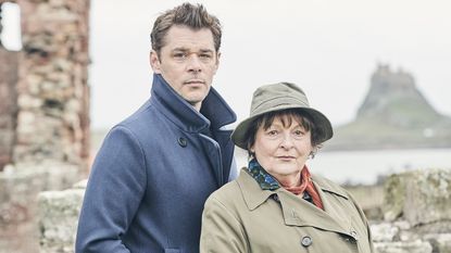 KENNY DOUGHTY as DS Aiden Healy and BRENDA BLETHYN as DCI Vera Stanhope