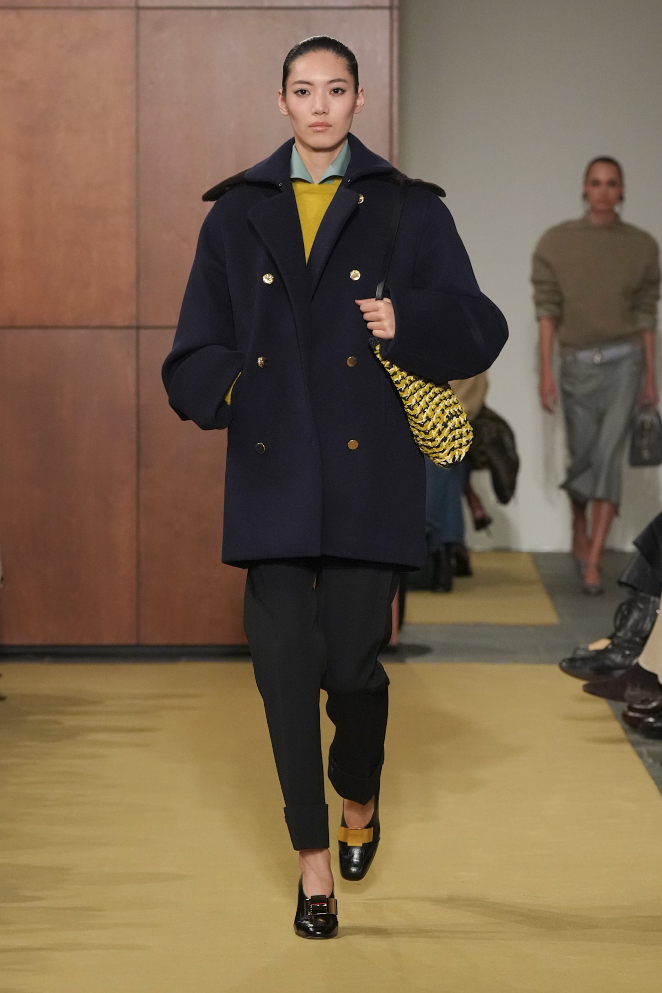 models on the Fall 2026 Tory Burch fashion show runway
