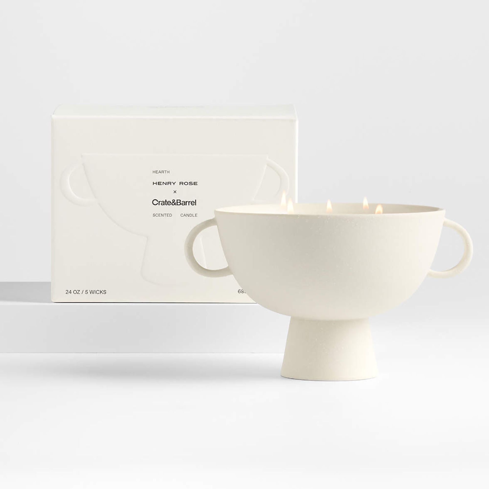 Nerida Hearth 5-Wick Scented Candle by Henry Rose