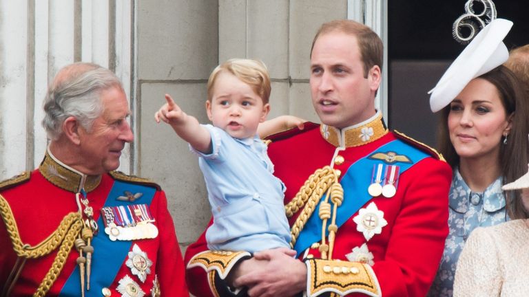 Prince Charles, Prince George, Prince William, Kate Middleton