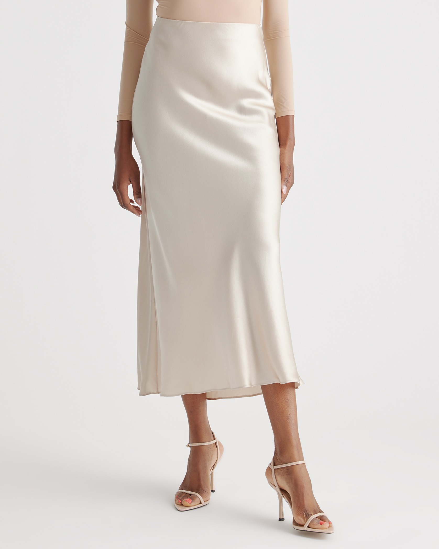quince, 100% Washable Silk Maxi Skirt