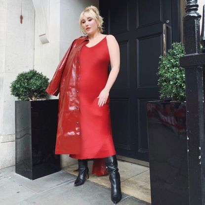 Hayley Hasselhoff wide-calf boots