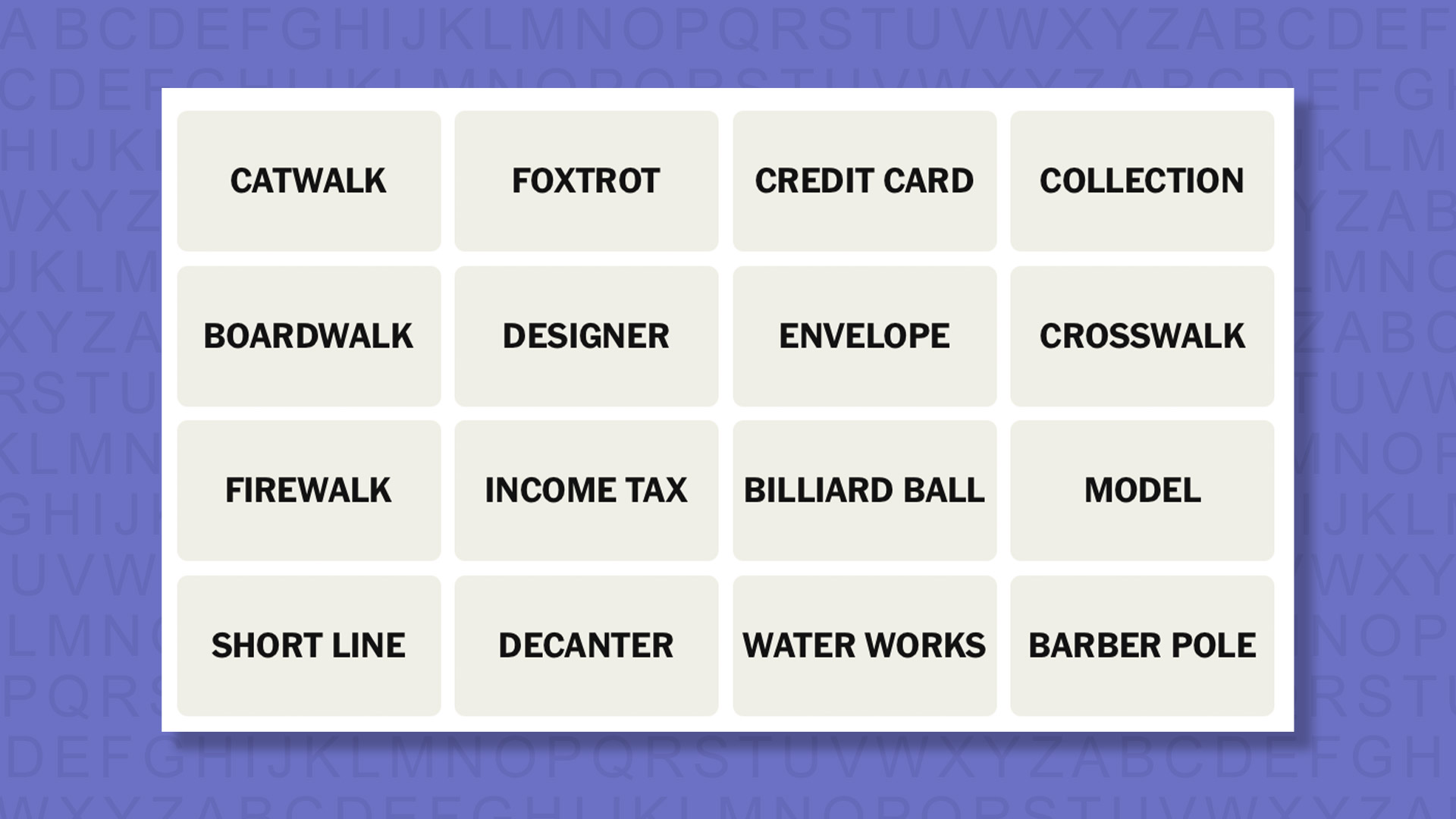 NYT Connections hints for game 1112 on a purple background