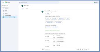 UKG Flow automation in Google Chat