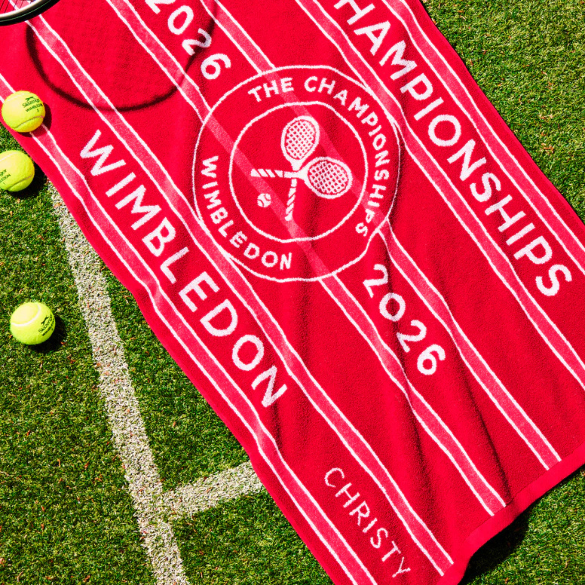 The Championship 2026 Strawberry Red Cotton Bath Towel