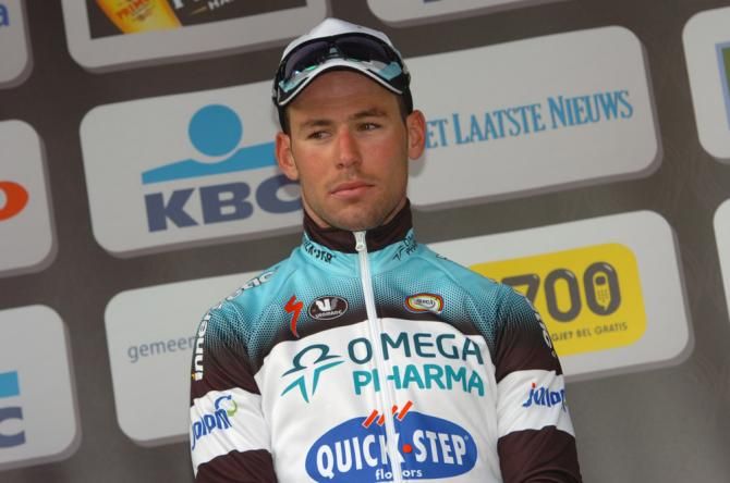 Scheldeprijs runner-up Mark Cavendish (Omega Pharma-QuickStep) was not pleased with his result.