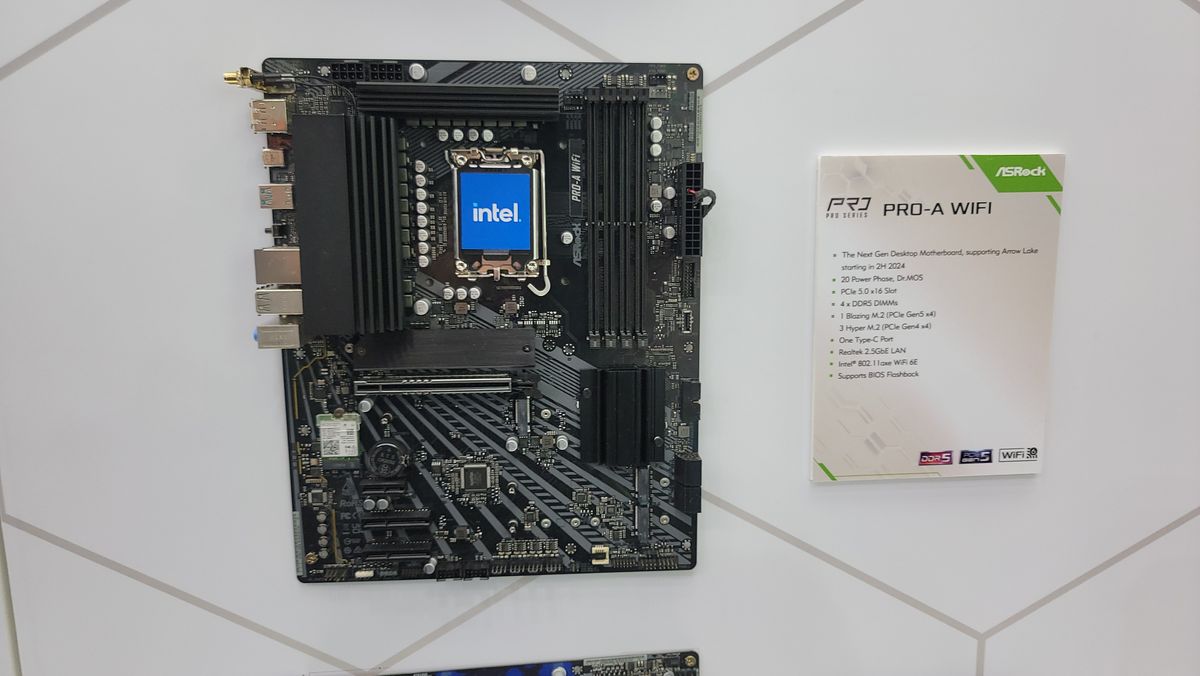 ASRock Arrow Lake-S Motherboards from Computex 2024
