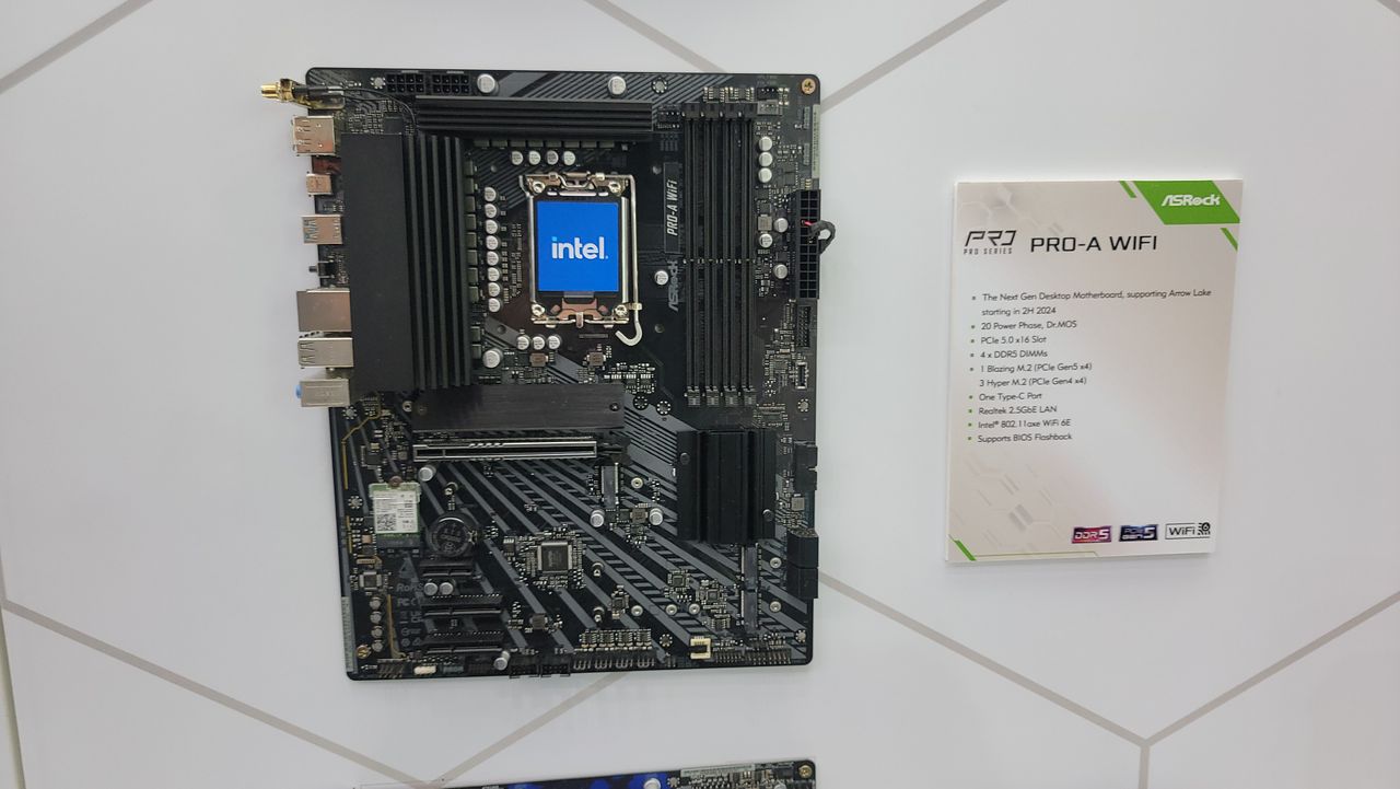 ASRock Arrow Lake-S Motherboards from Computex 2024
