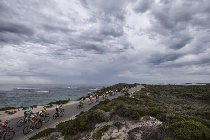 The circuit around Rottnest Island provided testing conditions for the opening race of the NRS season