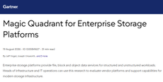 Magic Quadrant for Enterprise Storage Platforms