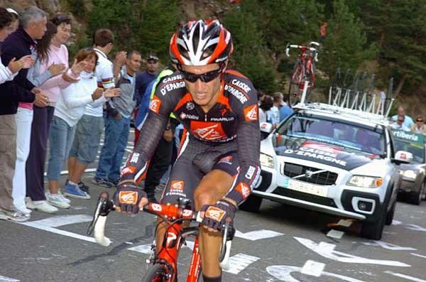 Daniel Moreno (Caisse d'Epargne) rides within himself on stage 20
