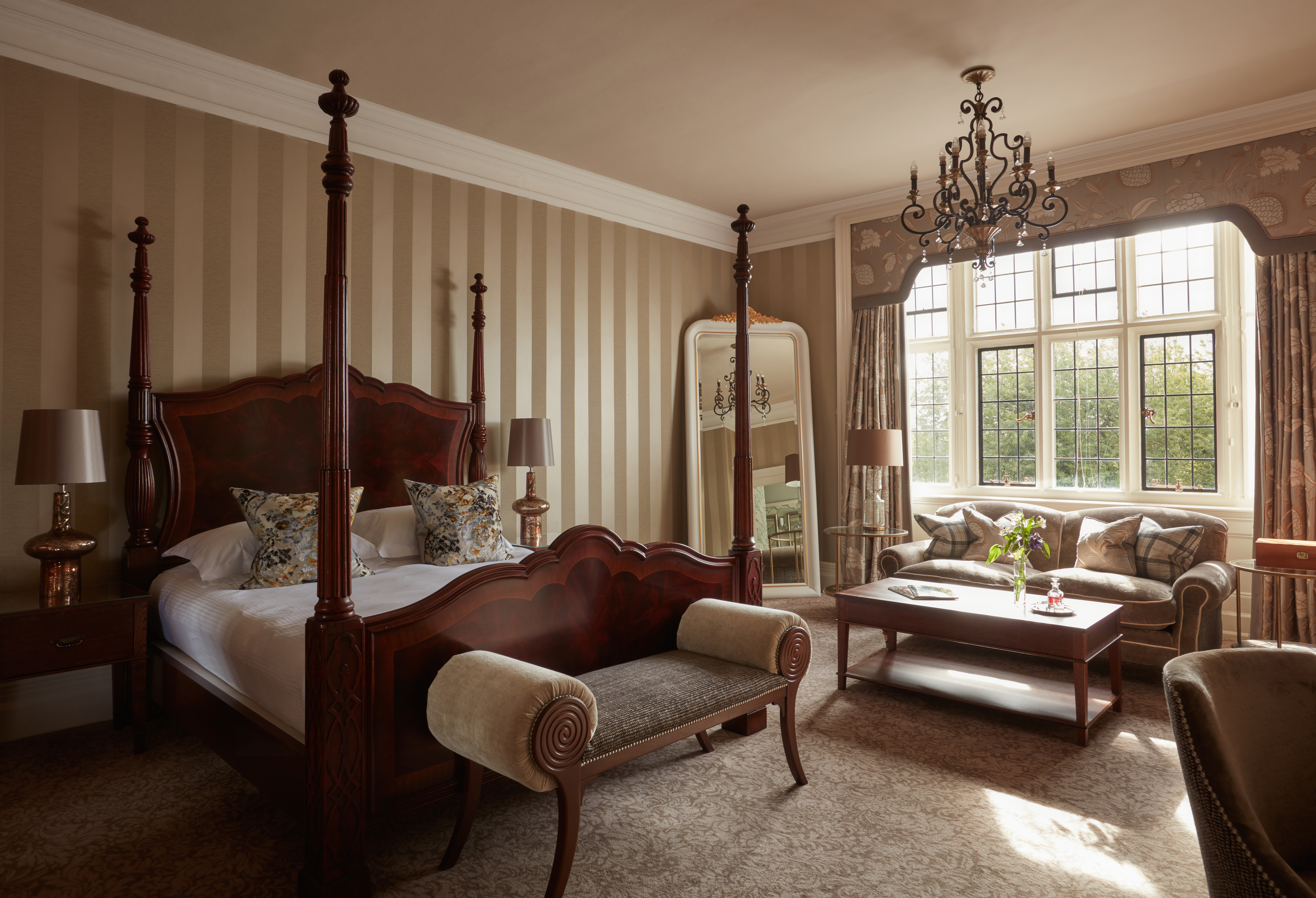 State bedroom at Bovey Castle