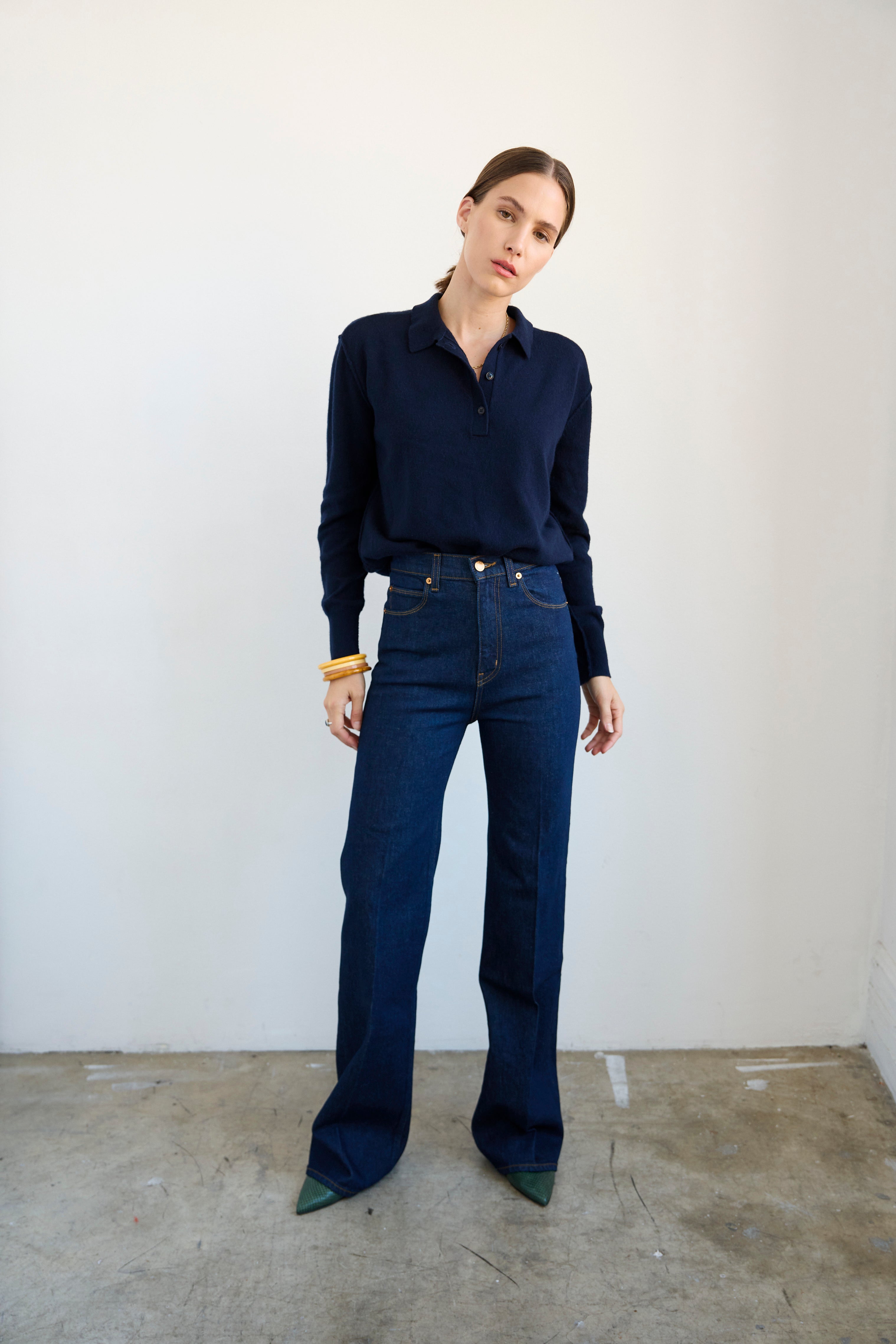 The Crease Jean in Raw Rinse