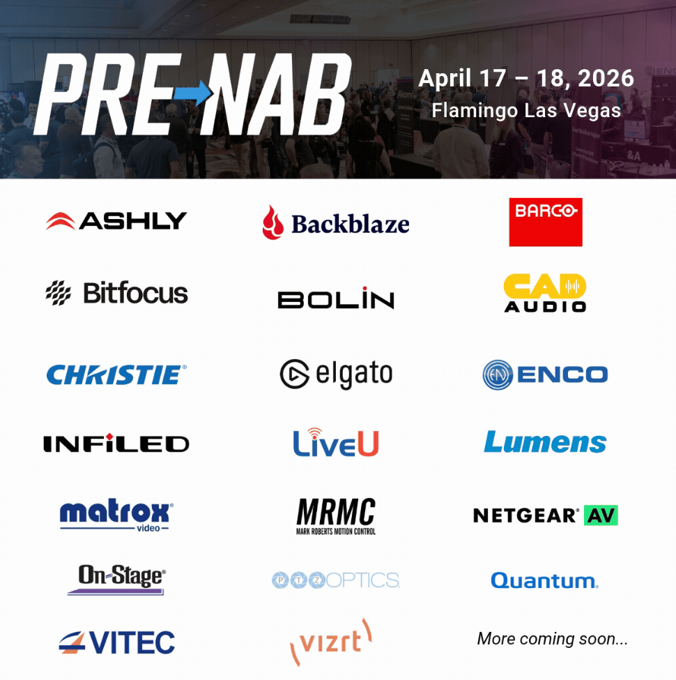 Pre-NAB 2026 First Wave of Exhibitors.