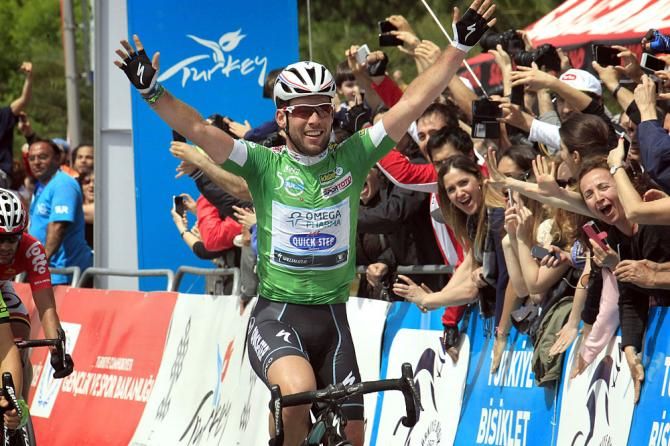 Stage winner Mark Cavendish