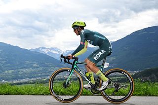Ben Zwiehoff of Germany and Team BORA - Hansgrohe sprints during the 87th Tour de Suisse 2024, Stage 8 a 15.7km individual time trial stage