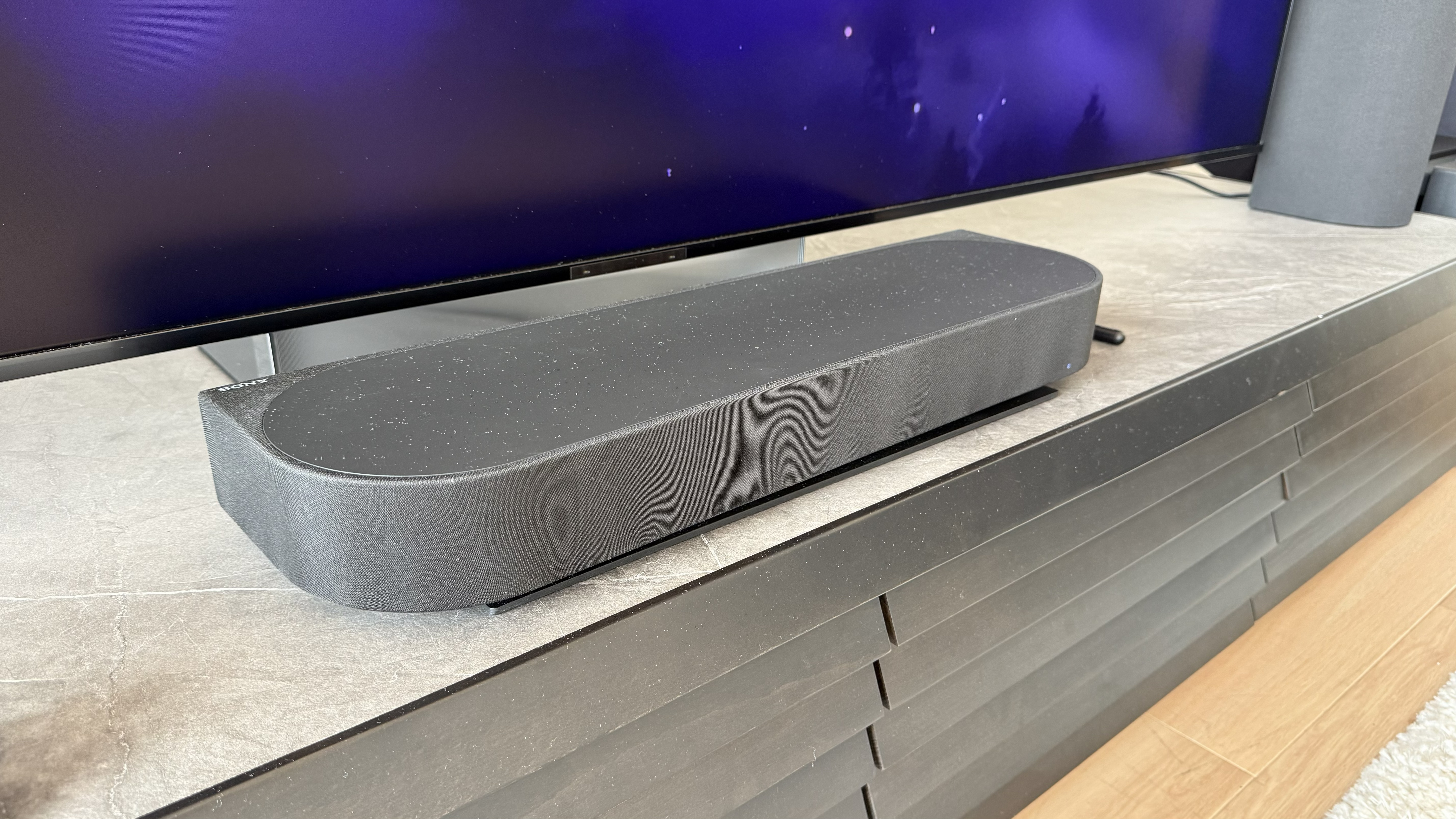 Sony Bravia Theatre Trio on stand