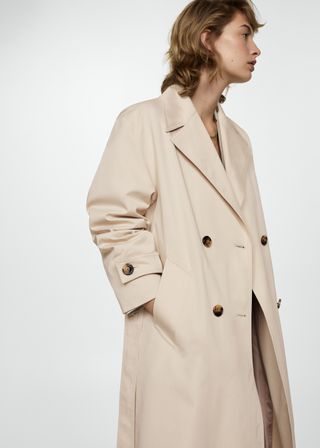 Double-Button Trench Coat