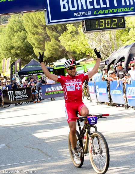 Nino Schurter (Scott) wins the HC race at Bonelli Park