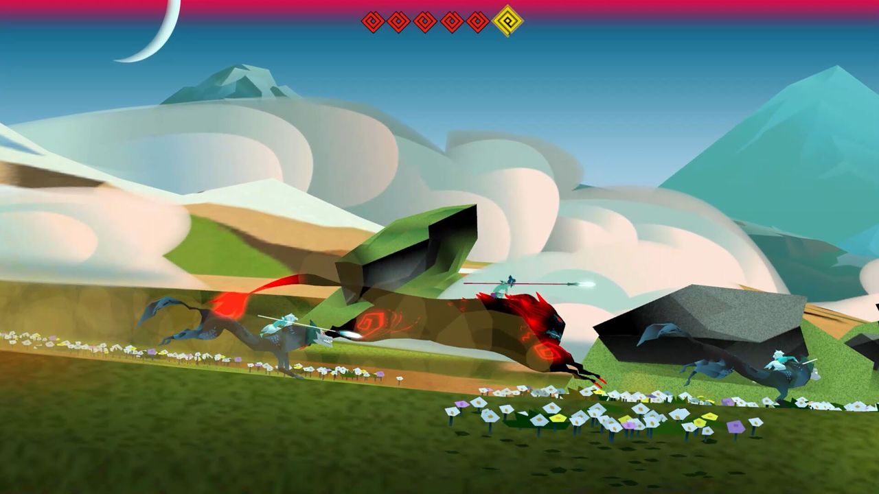 Stylised art in a video game