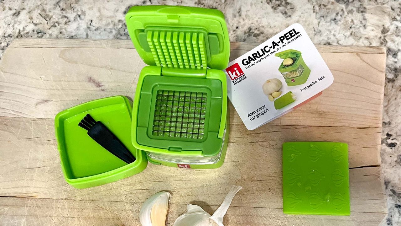 Kitchen Innovations Garlic-A-Peel Garlic Press