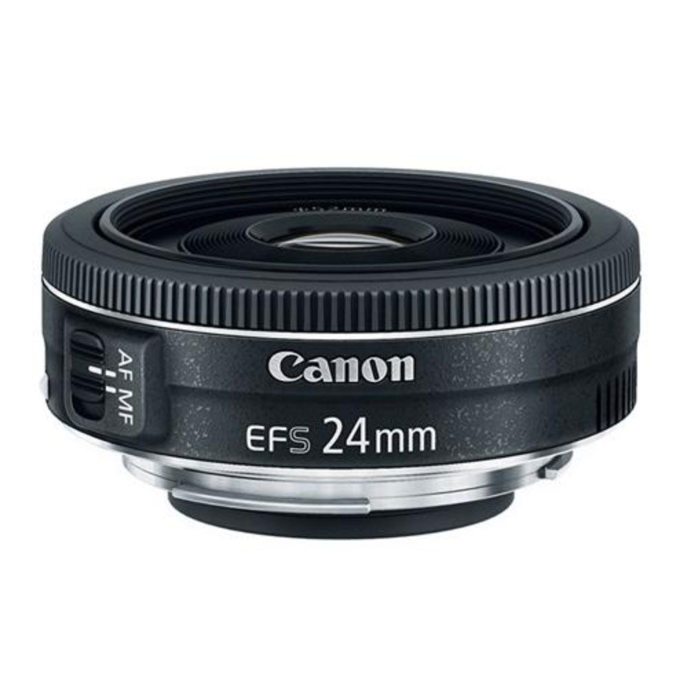 Black Friday prices today! The Canon EF-S 24mm f/2.8 STM Wide Angle Lens is $99!