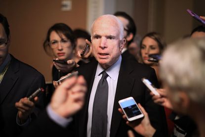Sen. John McCain talks health-care legilsation