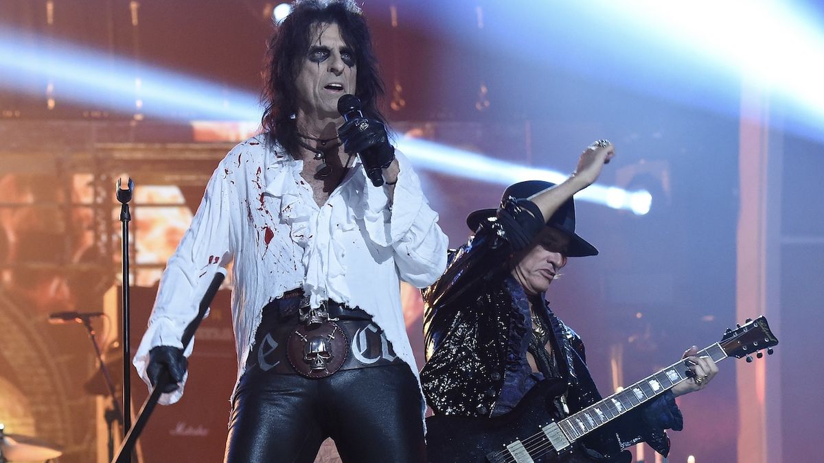 Alice Cooper and Joe Perry