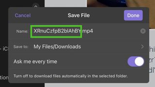 how to download videos from Twitter — change filename