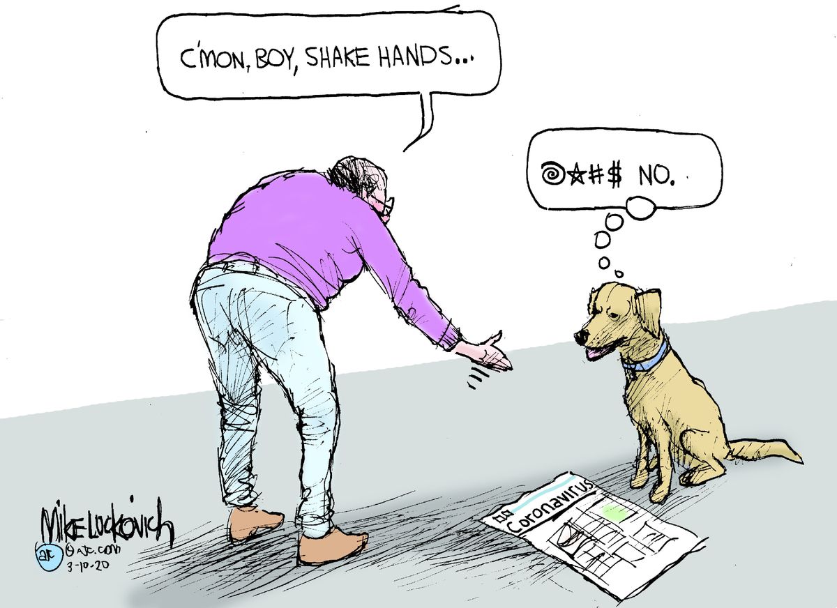 Editorial Cartoon World Coronavirus Shake Hand Dog The Week editorial-cartoon-world-coronavirus-shake-hand-dog-the-week